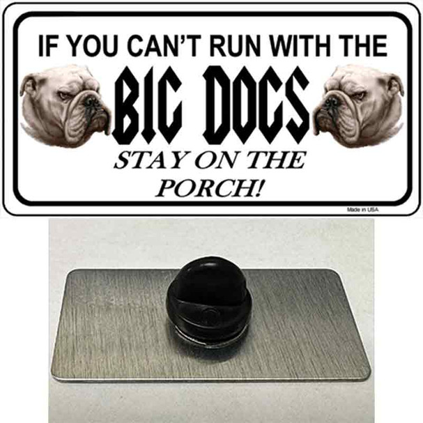 Run With The Big Dogs Wholesale Novelty Metal Hat Pin