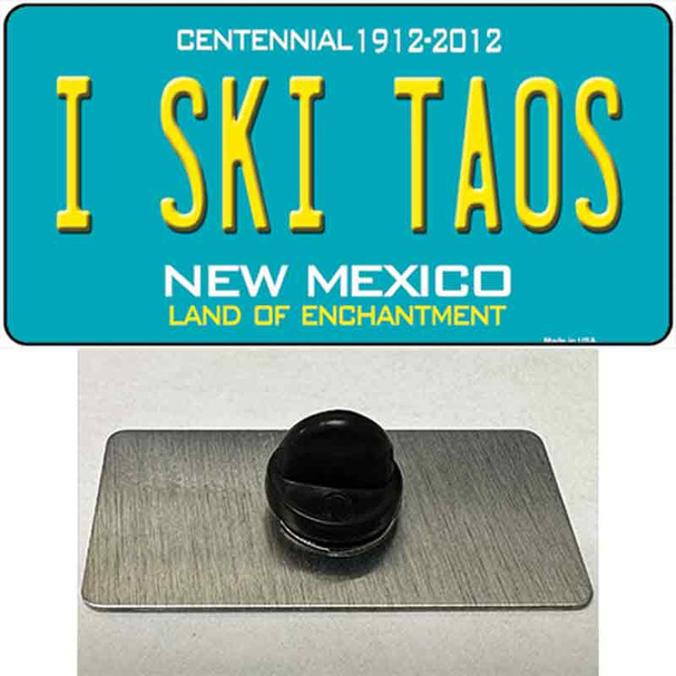 I Ski Taos New Mexico Wholesale Novelty Metal Hat Pin