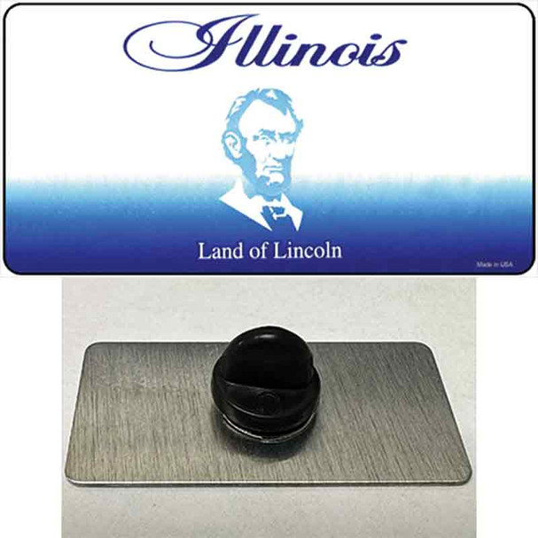 Illinois State Blank Wholesale Novelty Metal Hat Pin
