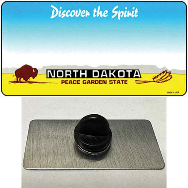 North Dakota State Blank Wholesale Novelty Metal Hat Pin