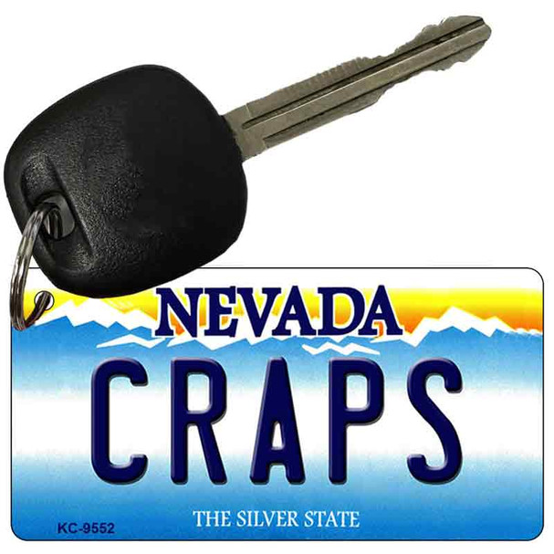 Craps Nevada Novelty Aluminum Key Chain KC-9552
