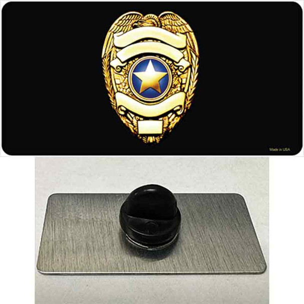 Police Badge Wholesale Novelty Metal Hat Pin