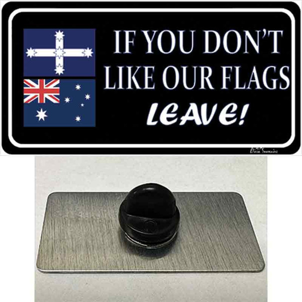 If You Dont Like Our Flag Leave Wholesale Novelty Metal Hat Pin