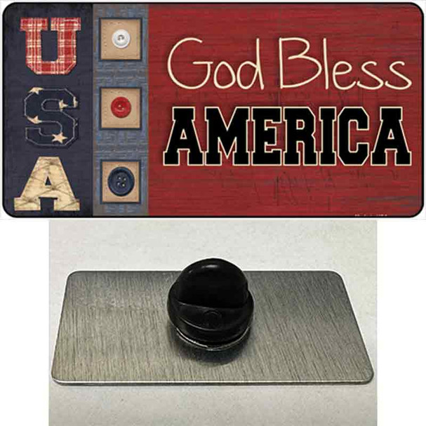 God Bless America Quilt Wholesale Novelty Metal Hat Pin