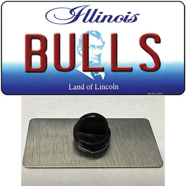 Bulls Illinois State Wholesale Novelty Metal Hat Pin