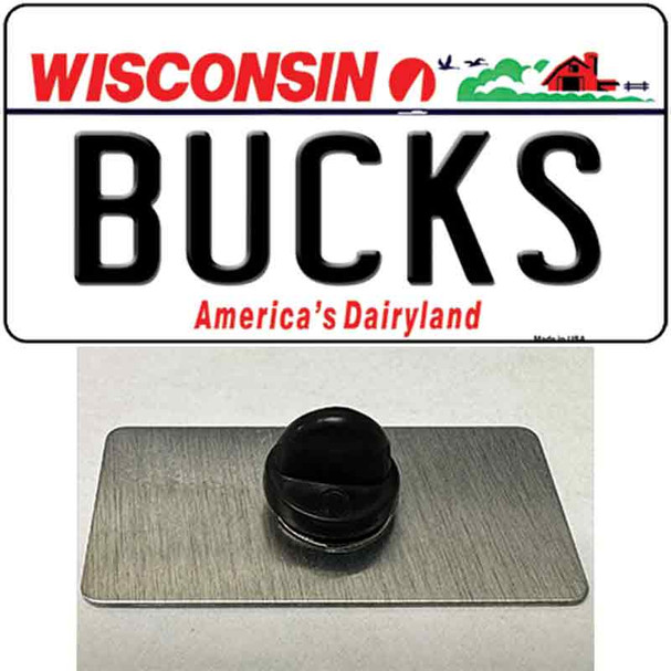 Bucks Wisconsin State Wholesale Novelty Metal Hat Pin