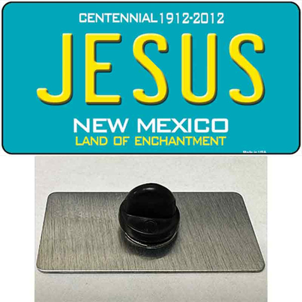 Jesus New Mexico Teal Wholesale Novelty Metal Hat Pin