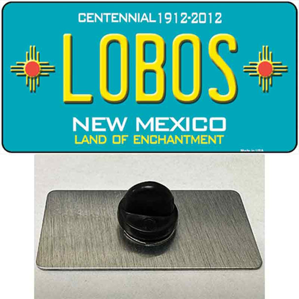 Lobos New Mexico Teal Wholesale Novelty Metal Hat Pin