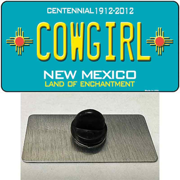 Cowgirl New Mexico Teal Wholesale Novelty Metal Hat Pin