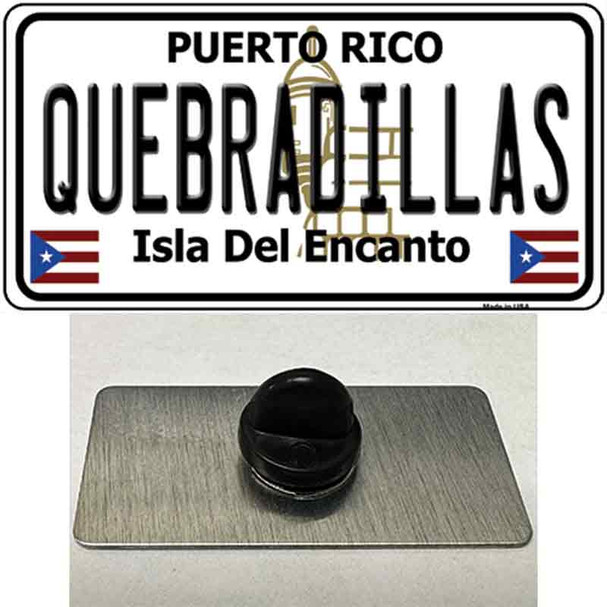 Quebradillas Puerto Rico Wholesale Novelty Metal Hat Pin