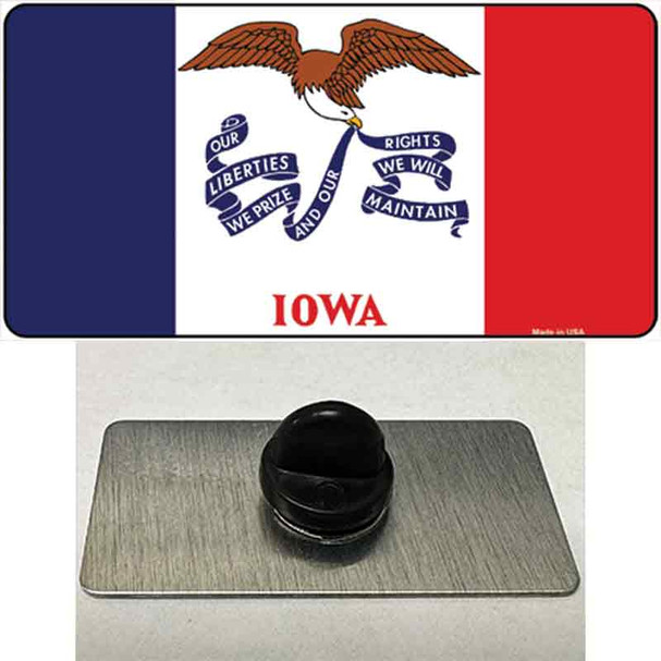 Iowa State Flag Wholesale Novelty Metal Hat Pin