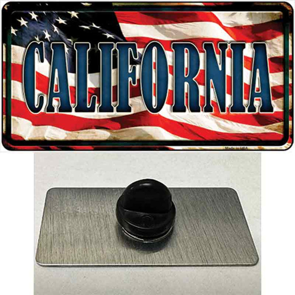 California USA Wholesale Novelty Metal Hat Pin