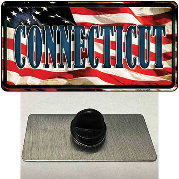 Connecticut USA Wholesale Novelty Metal Hat Pin