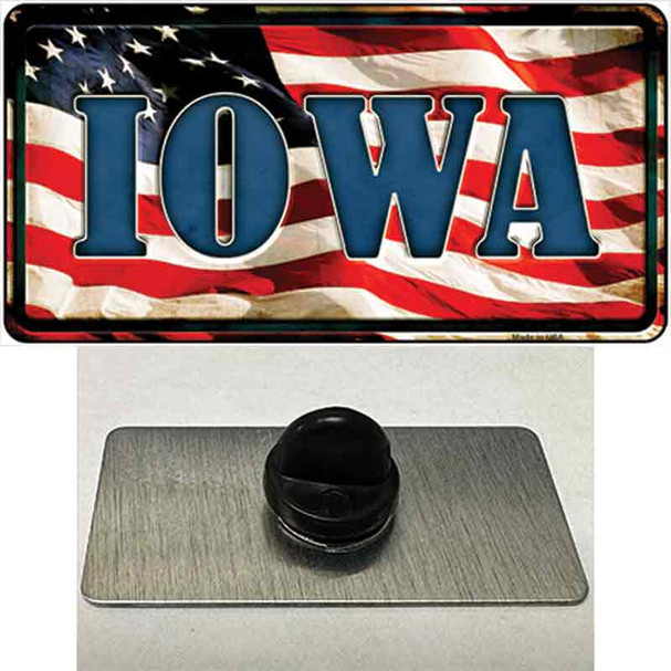 Iowa USA Wholesale Novelty Metal Hat Pin