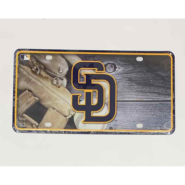 San Diego Padres Metal Novelty License Plate Tag LP-5609
