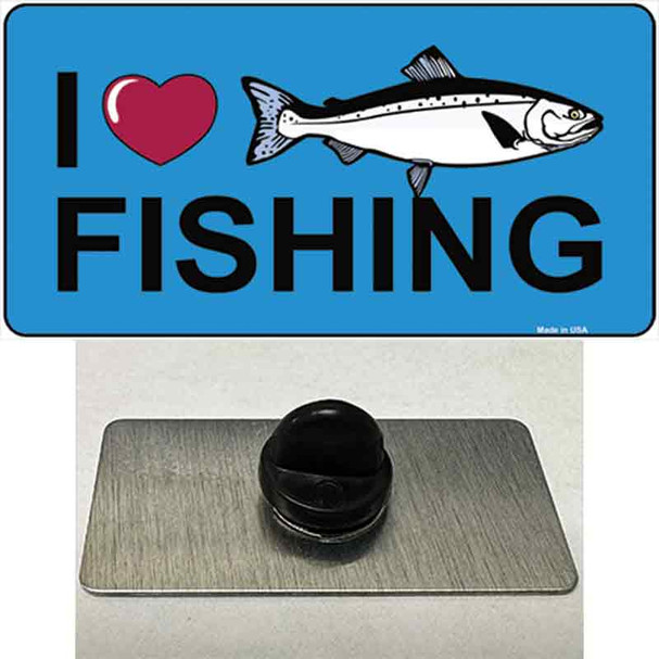 I Love Fishing Wholesale Novelty Metal Hat Pin