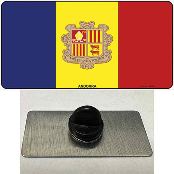 Andorra Flag Wholesale Novelty Metal Hat Pin