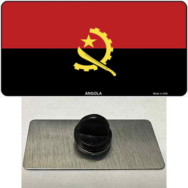 Angola Flag Wholesale Novelty Metal Hat Pin