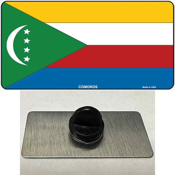 Comoros Flag Wholesale Novelty Metal Hat Pin