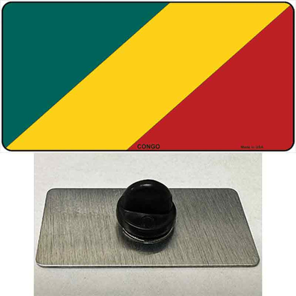 Congo Flag Wholesale Novelty Metal Hat Pin
