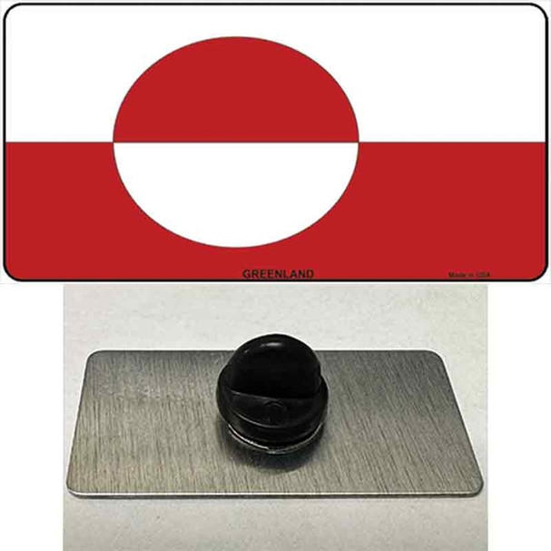 Greenland Flag Wholesale Novelty Metal Hat Pin