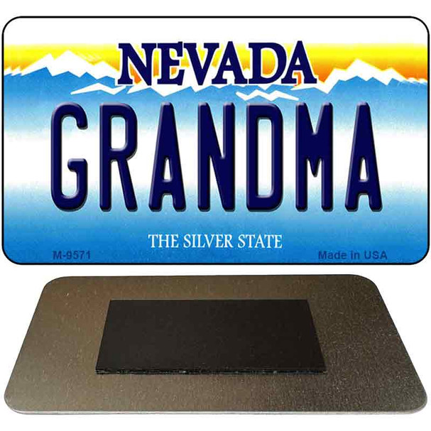 Grandma Nevada Novelty Metal Magnet M-9571