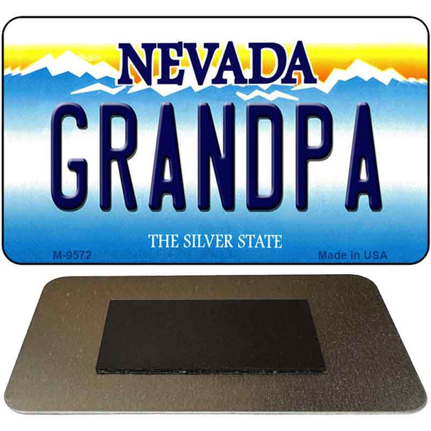 Grandpa Nevada Novelty Metal Magnet M-9572