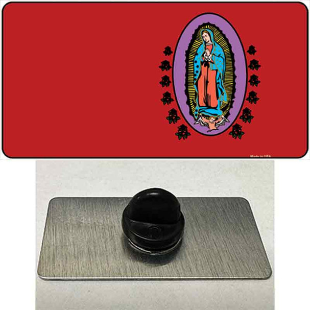 Virgin Mary Red Wholesale Novelty Metal Hat Pin