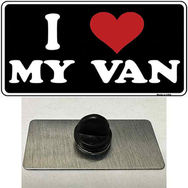 I Love My Van Black Wholesale Novelty Metal Hat Pin