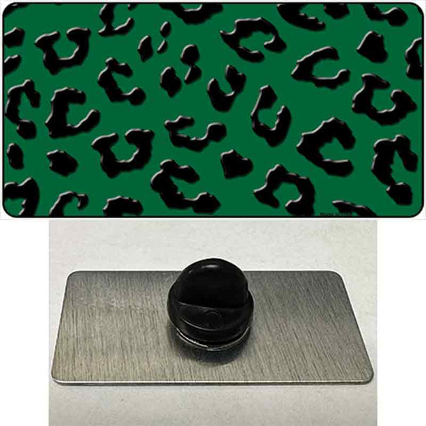 Green Black Cheetah Wholesale Novelty Metal Hat Pin