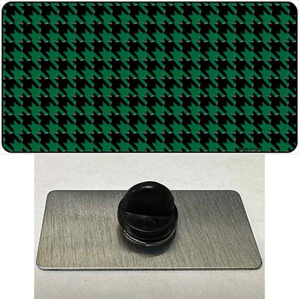 Green Black Houndstooth Wholesale Novelty Metal Hat Pin