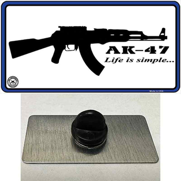 Life Is Simple Wholesale Novelty Metal Hat Pin