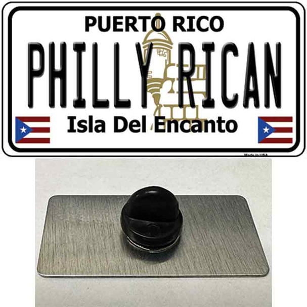 Philly Rican Puerto Rico Wholesale Novelty Metal Hat Pin