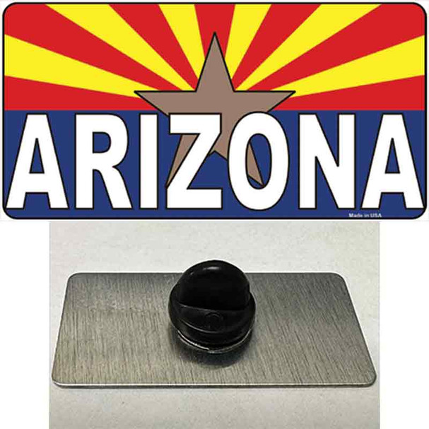 Arizona Flag White Arizona Wholesale Novelty Metal Hat Pin Sign