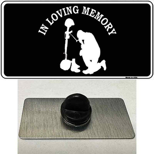 In Loving Memory Kneeling Wholesale Novelty Metal Hat Pin