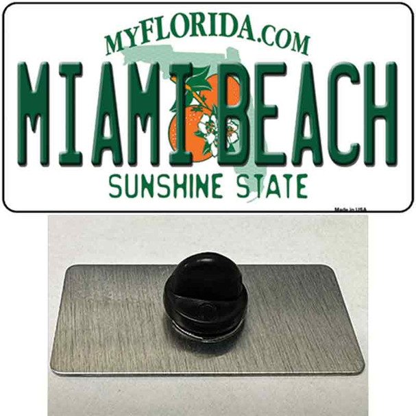 Miami Beach Florida Wholesale Novelty Metal Hat Pin