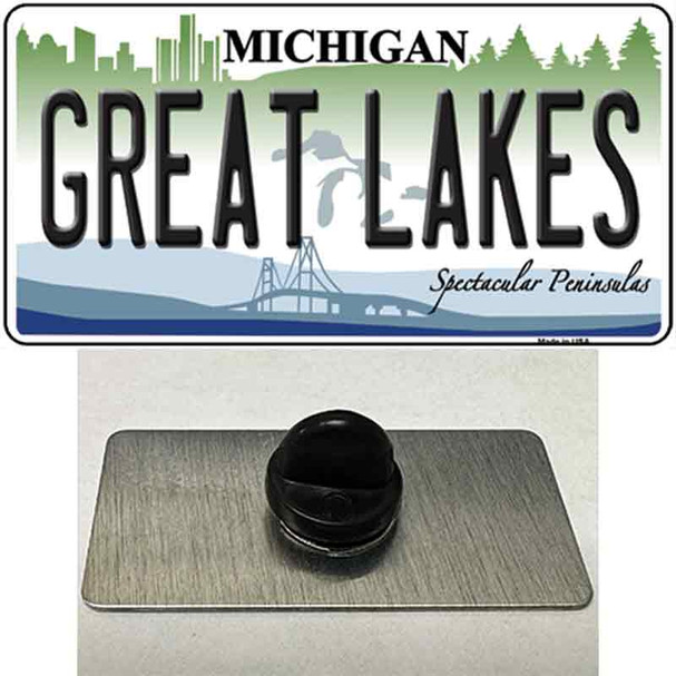 Great Lakes Michigan Wholesale Novelty Metal Hat Pin