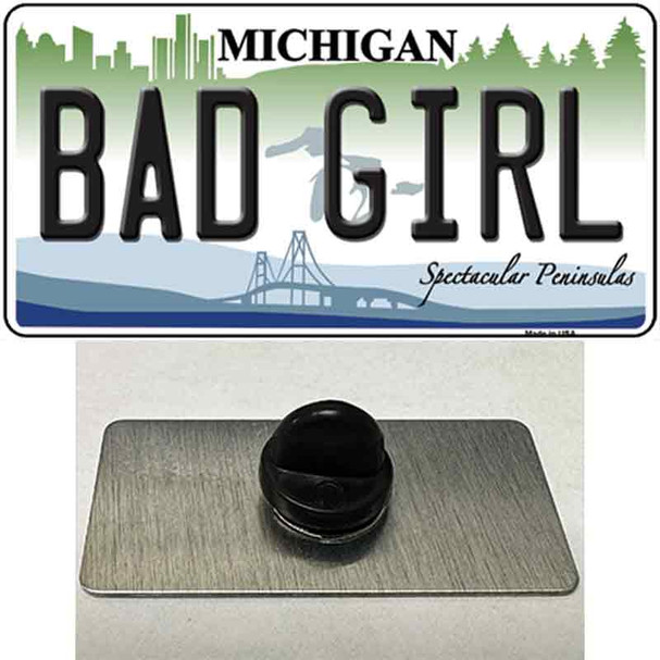 Bad Girl Michigan Wholesale Novelty Metal Hat Pin