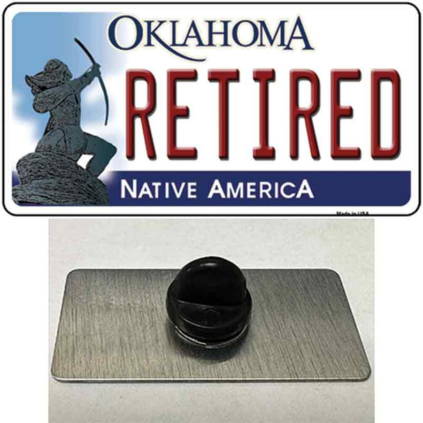 Retired Oklahoma Wholesale Novelty Metal Hat Pin