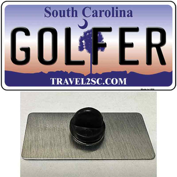 Golfer South Carolina Wholesale Novelty Metal Hat Pin