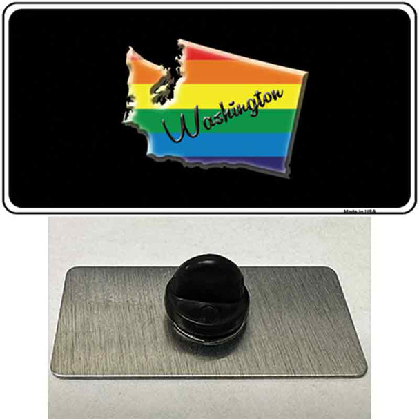 Washington Rainbow Wholesale Novelty Metal Hat Pin