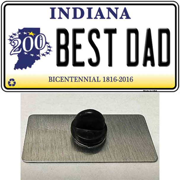 Best Dad Indiana Bicentennial Wholesale Novelty Metal Hat Pin
