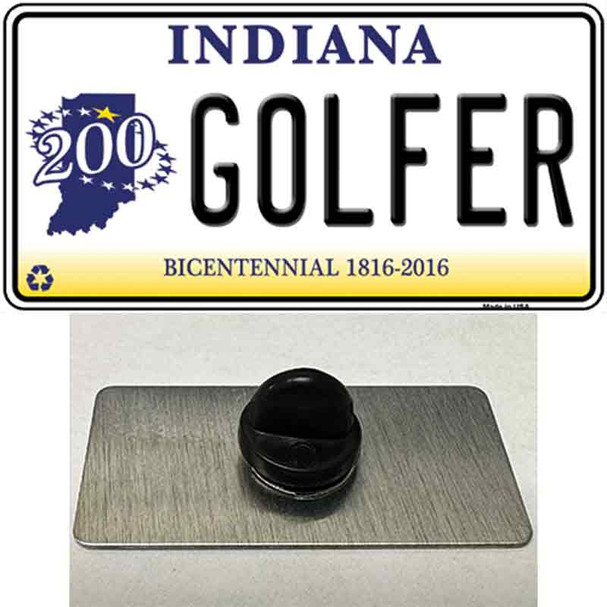 Golfer Indiana Wholesale Novelty Metal Hat Pin