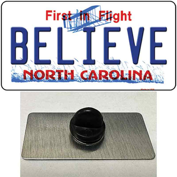 Believe North Carolina Wholesale Novelty Metal Hat Pin