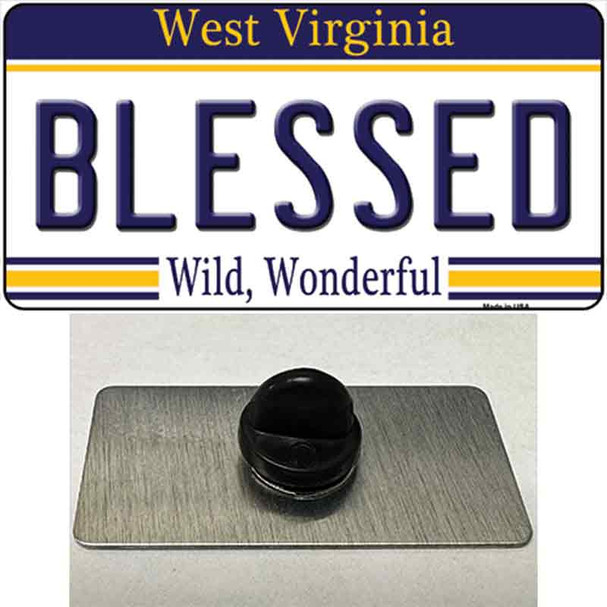 Blessed West Virginia Wholesale Novelty Metal Hat Pin