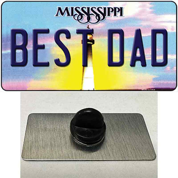Best Dad Mississippi Wholesale Novelty Metal Hat Pin