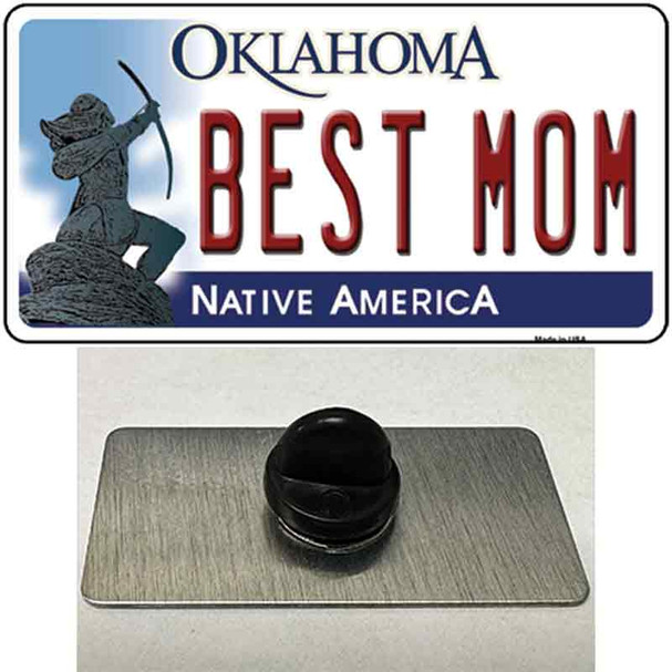 Best Mom Oklahoma Wholesale Novelty Metal Hat Pin
