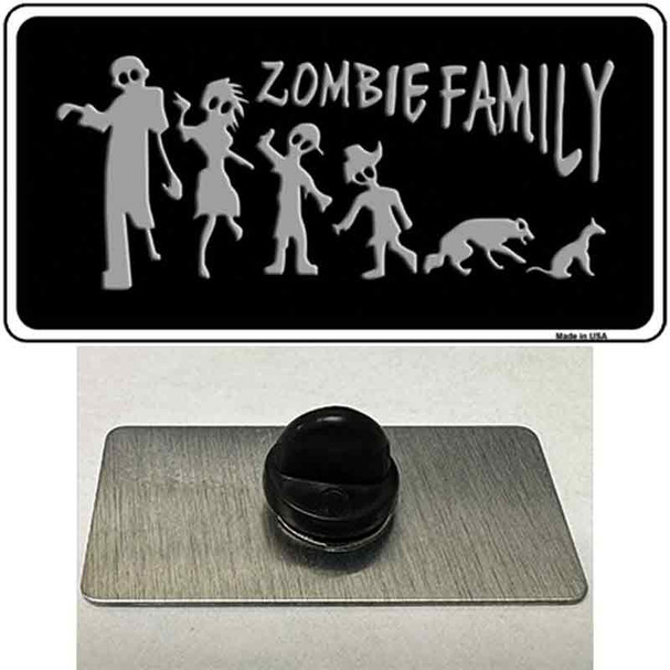 Zombie Family Black Wholesale Novelty Metal Hat Pin