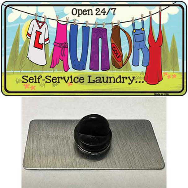Laundry Self Service Wholesale Novelty Metal Hat Pin