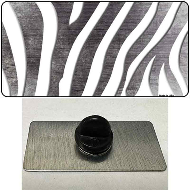 Black White Zebra Oil Rubbed Wholesale Novelty Metal Hat Pin